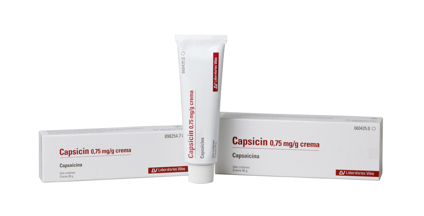 Capsicin 0,75mg/g Crema